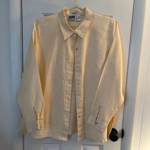 Classic Cream Button-Up Blouse